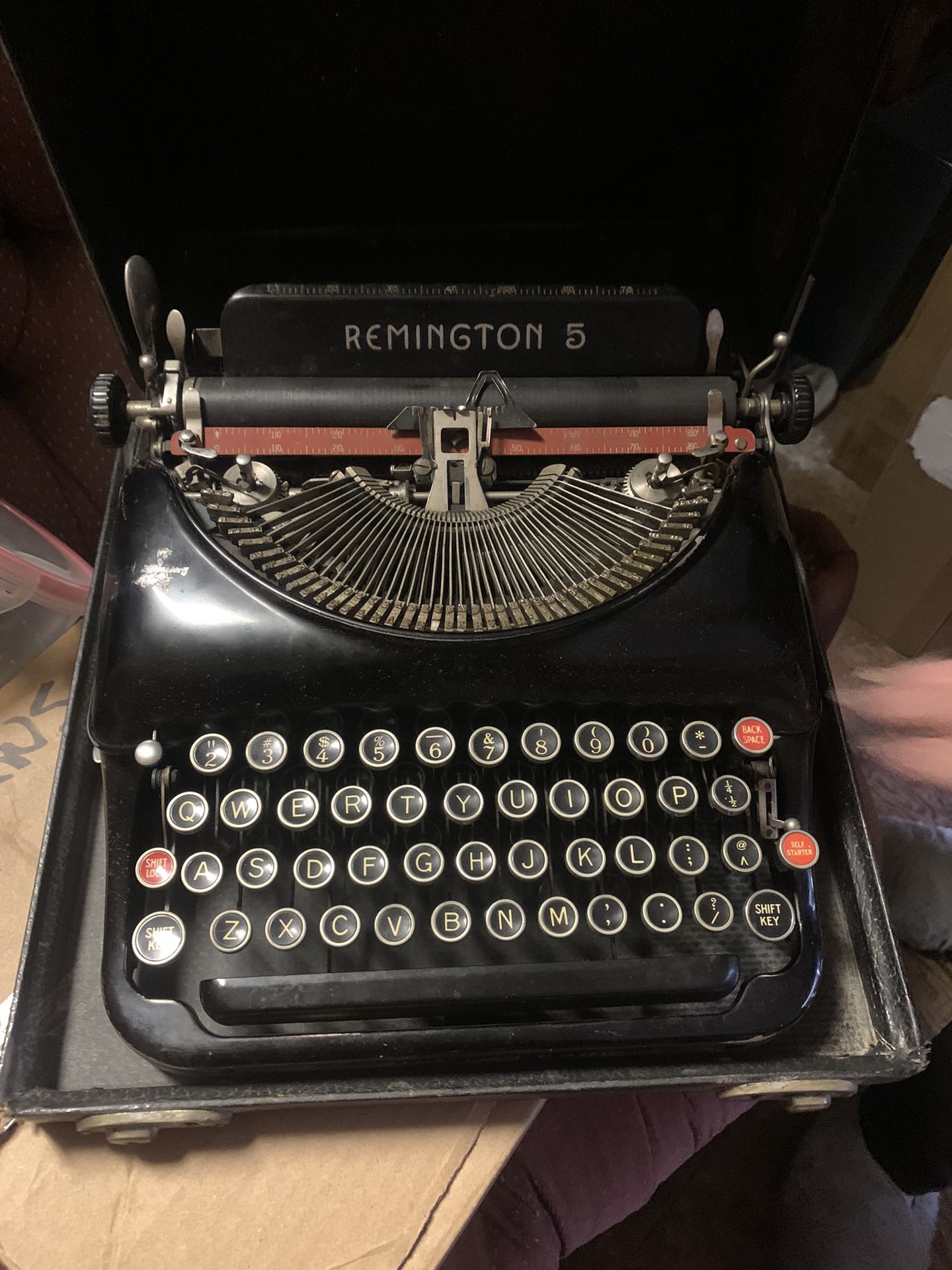 Vintage Remington 5 typewriter