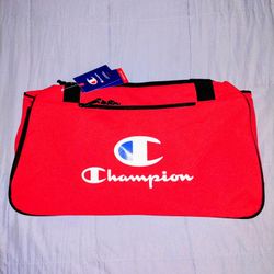 NEW Red/Black Champion Travel Or Gym Duffle Bag $25 OPEN TO OFFERS ✅