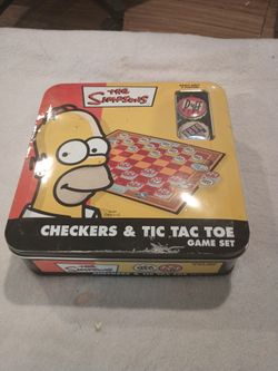 The Simpsons Checkers & Chess Set
