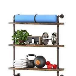 Helsin 3-Tier Industrial Pipe Shelf – 32" - NEW