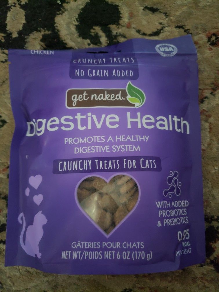 Cat Treats, Get Naked Brandon For Digestive Health 6 Oz.