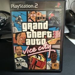 Ps2 Grand Theft Auto Vice city With Manual