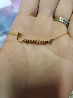 Capricorn Gold Necklace