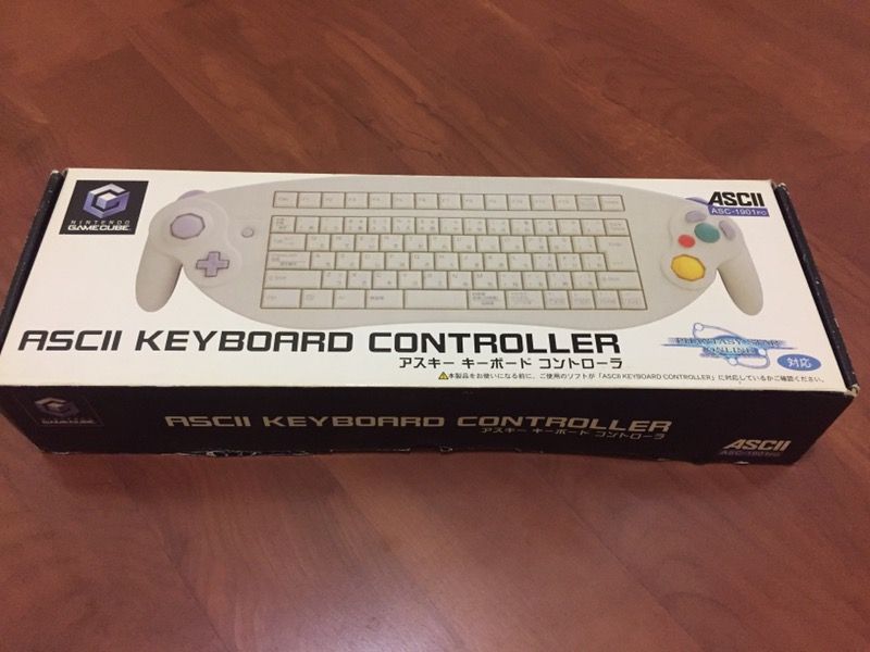 Gamecube keyboard controller ASCII