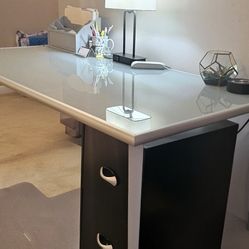 Modern GLASS Office Table / DESK