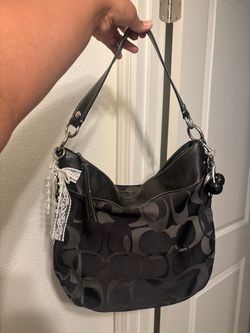 Vintage black Zoe coach bag