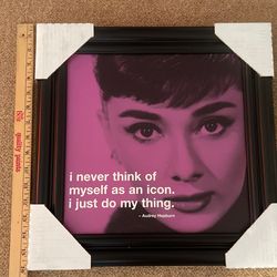 Audrey Hepburn Framed