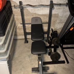 Work Out Bench With Extras …! 