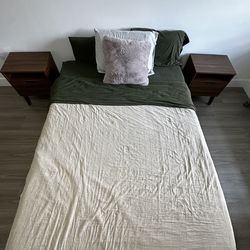 Queen Bed frame with mattress - originally valued and paid $700, can be yours for $400!!