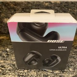 Brand New Bose Ultra Open Earbuds – Black (Sealed Box)