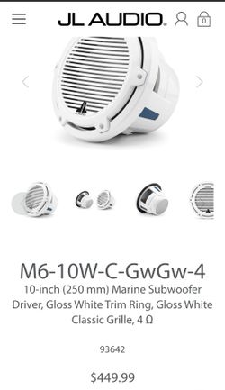 JL Audio M6 10" Subwoofer