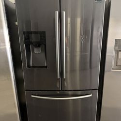 36” SAMSUNG REFRIGERADOR FRENCH DOOR WORKING NEVERA HELADERA REFRIGERATOR GOOD CONDITION DELIVERY AND WARRANTY 4 MONTHS 