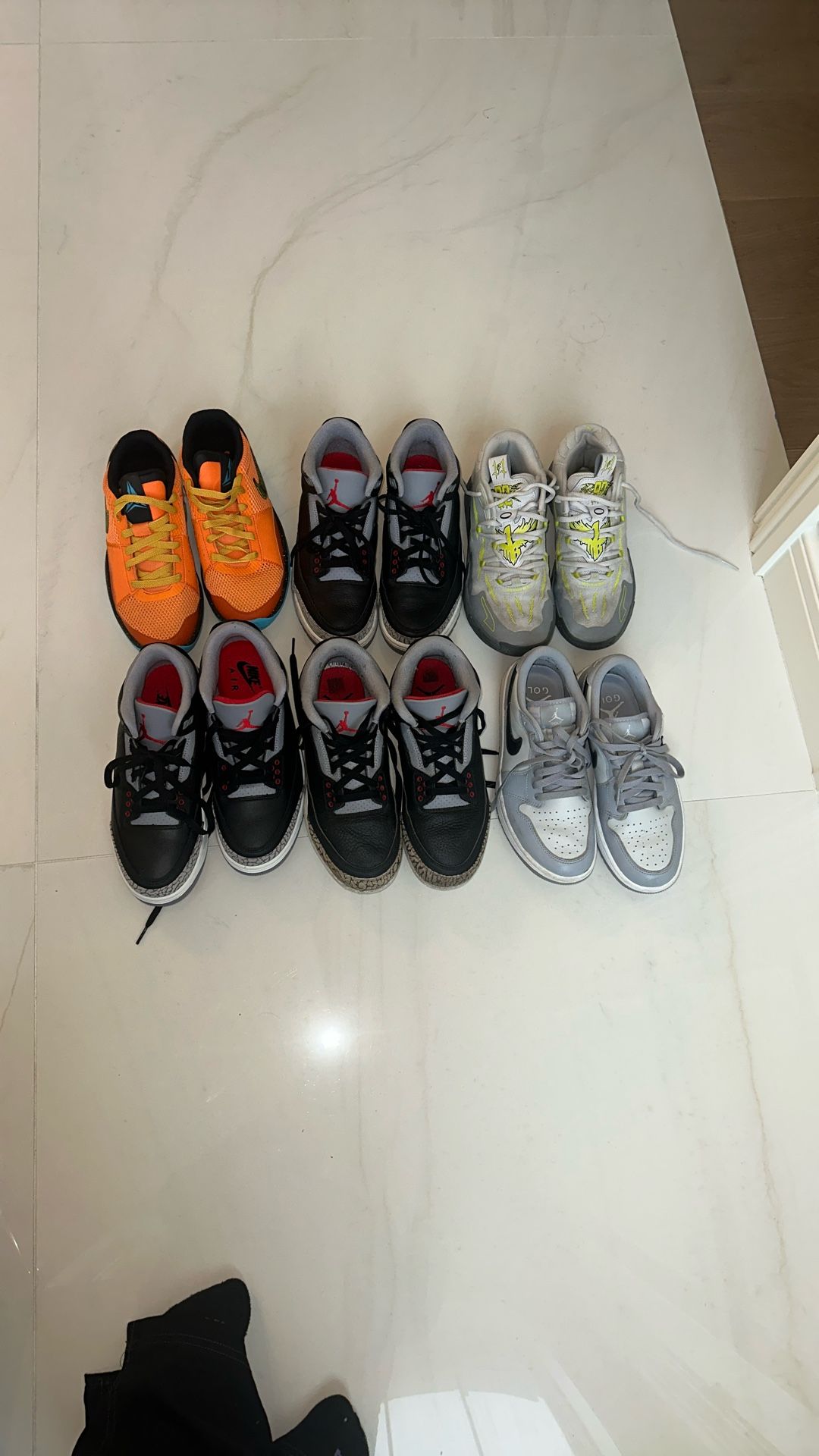 LOT OF BOYS SHOES!PRICE IS FOR ALL 6 Pairs
