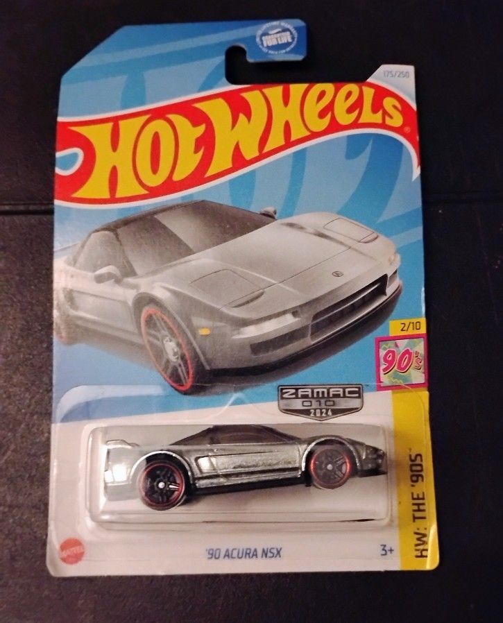 '90 Acura NSX ( ZAMAC) Hotwheel