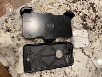 Otter box I phone case - carrier- earbuds