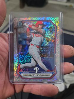 Dante Nori Bowman Chrome Phillies Refractor Card