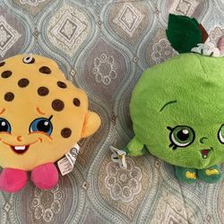 2 Shopkins Plush Dolls