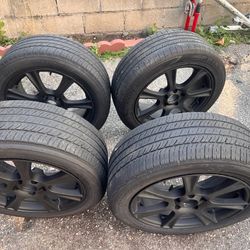 FOUR SETS OF TIRES & RIMS