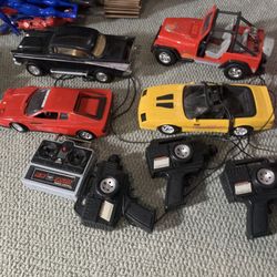 Vintage RC Car Lot Of 4