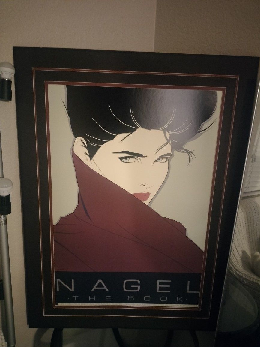 Patrick Nagel "The Book" Lithograph