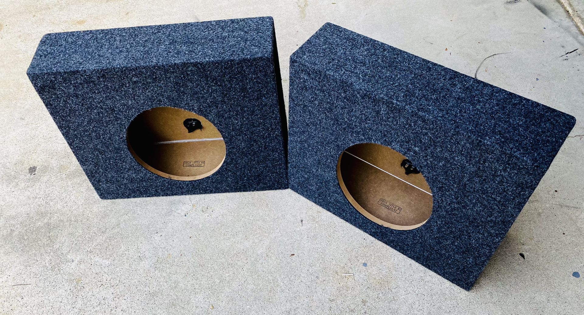 $70 / 2 brand new 10 inch sub boxes for truck