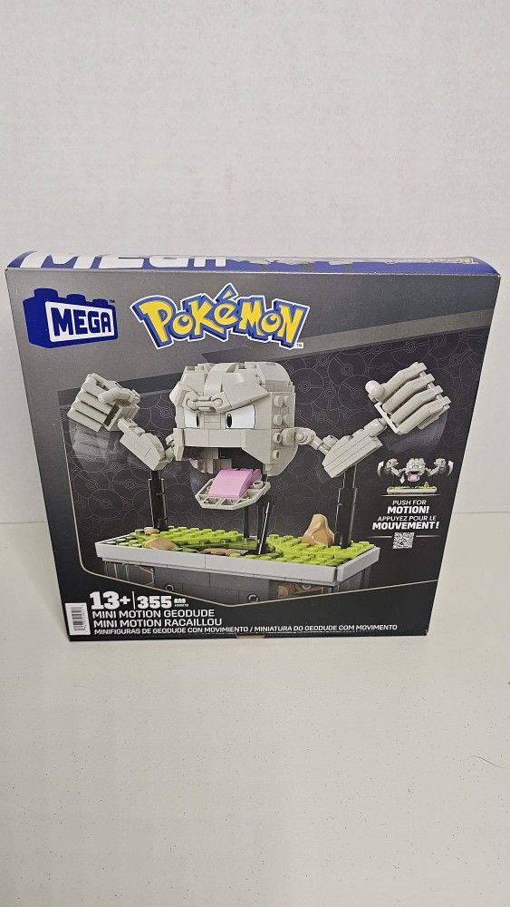 Mega Pokemon Mini Motion Geodude Building Set