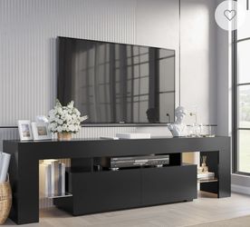TV Stand for TV up to 70",Entertainment Center with LED Lights