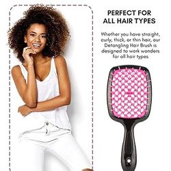Women Comb Hair Brush - wet brush - For wet and dry hair - Features flexible bristles