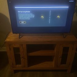 Tv stand and Vizio Flatscreen