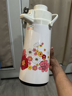1970s Flower Thermos