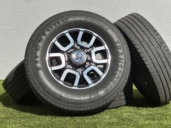 Original 18” Dodge Ram 2500 Longhorn Wheels Dodge Ram 3500 Rims 8x165.1 Tires 275/70R18 A/S 8x6.5 