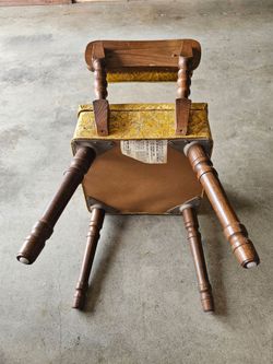 Vintage storage chair