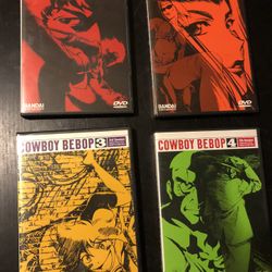 A Lot Of 4 Anime DVDs, cowboy bebop, volumes 1234