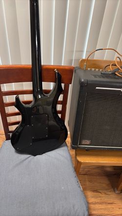 ESP LTD Neck Through and Kustom HV65 tube amp
