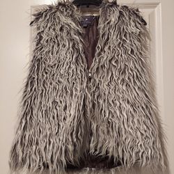 VEST  ( FUX FUR HOODED ) PRICE HAS BEEN REDUCED!!