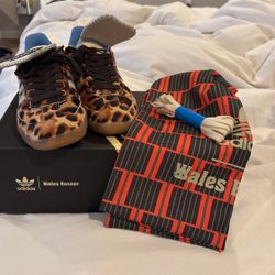 Wales Bonner Leopard Samba Size 38