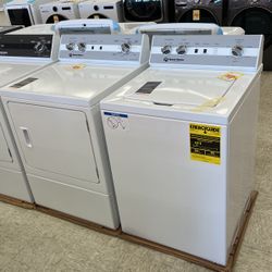 Speed Queen (TC5 & DC5) Top Load Washer And Dryer 