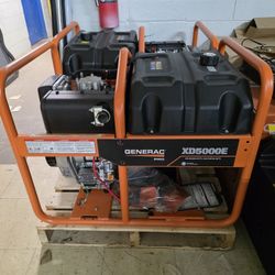 Generac XD5000E- 5000 Watt Electric Start Portable Diesel Generator (CARB)
