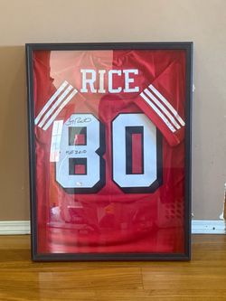 Fanatics authenticated Signed Jerry Rice Jersey