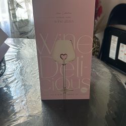 heart wine glass