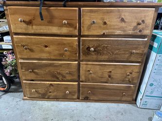 8 Drawer Wooden Dresser