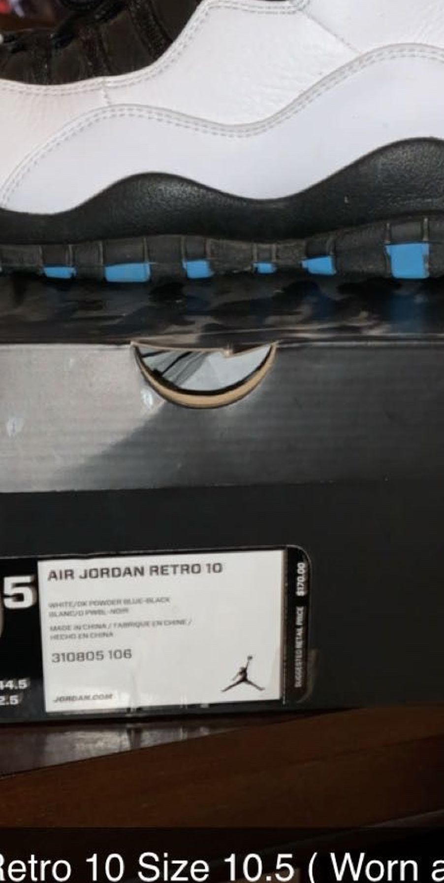 Air Jordan Retro 10 Men’s 10.5