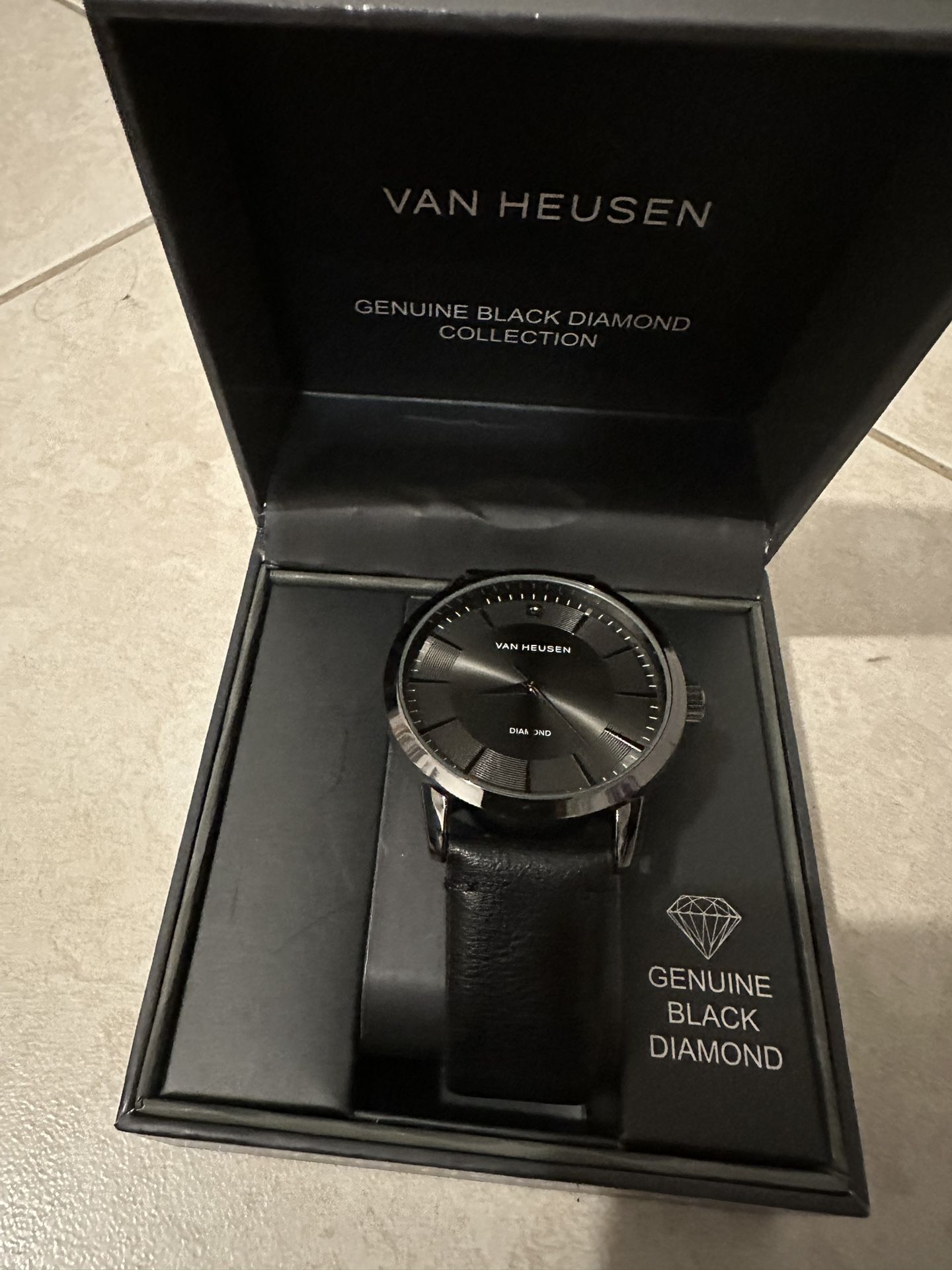 Van Heusen Black Diamond Watch