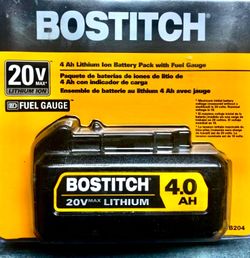 Bostitch 20V Max 4Ah Lithium Ion Battery Pack