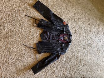 motorcycle jacket Ladies leather size 14