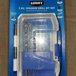 Hart 7pc Titanium Bit Set