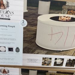 Gas burning fireplace