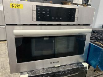 Bosch built in microwave in stainless steel new open box