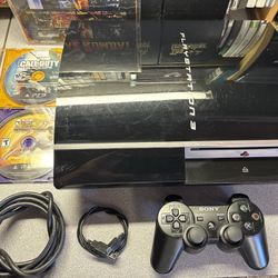 PlayStation 3 With Black Ops And Street Fighter