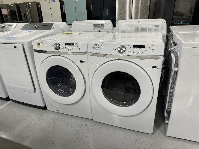 Washer and Dryer NEW White Front Load Electric Stackable